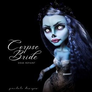 SOLD! Monster High OOAK Corpse Bride Art Doll